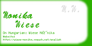 monika wiese business card